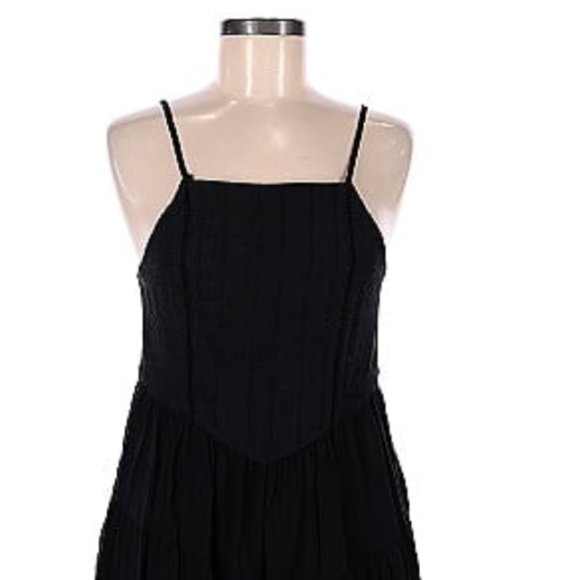 Wild Fable Women's Dress Crochet Halter Adjustable Tiered Medium - Picture 2 of 10